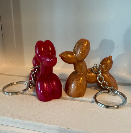 Ballon Dog Keychain